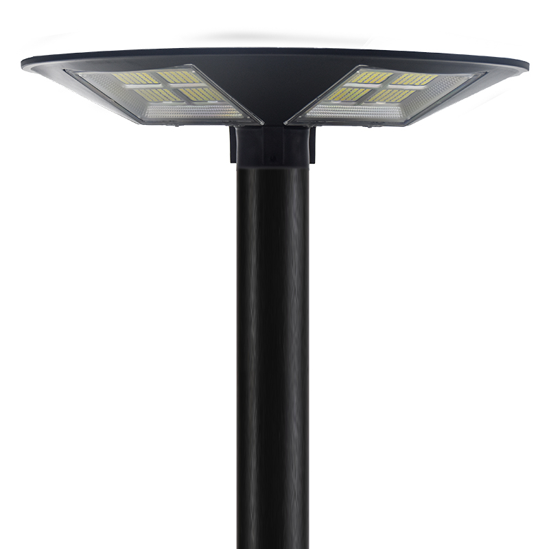  អំពូល UFO 300W Led Solar Street Light សម្រាប់សួនច្បារ ទីធ្លា ផ្លូវ ចំណតរថយន្ត